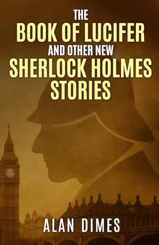 Book cover featuring Sherlock Holmes silhouette with Big Ben in the background.
