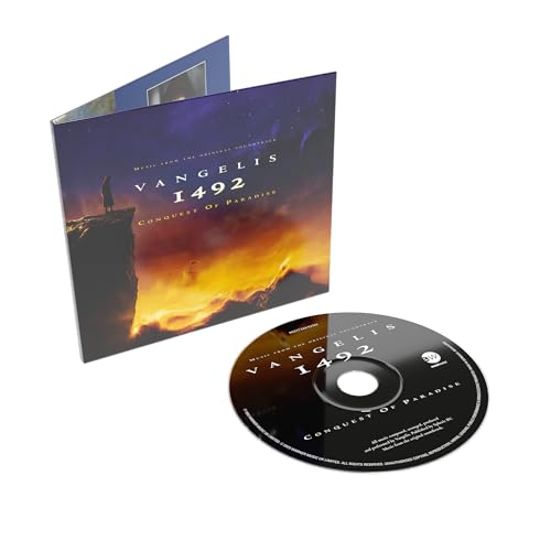 Vangelis “1492: Conquest of Paradise” CD case and disc shown.