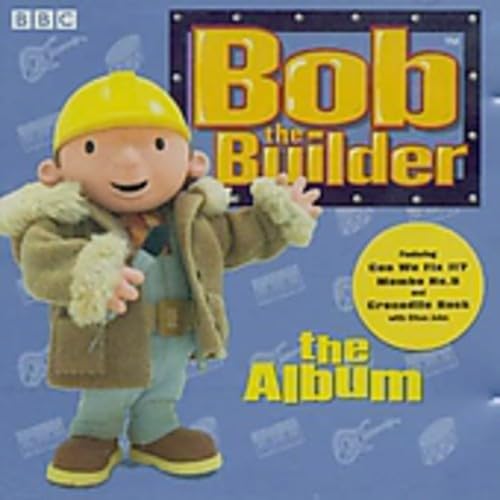Bob the Builder CD album cover featuring cartoon builder character.