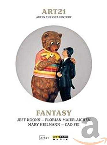 DVD cover: bear and man figures, “Art21 Fantasy” title text.