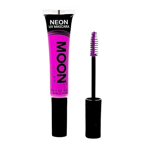 Moon Glow - Neon UV Mascara 15ml Purple – Glows brightly under UV Lighting!