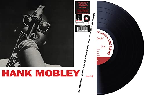 Hank Mobley vinyl record featuring a portrait of the jazz musician.