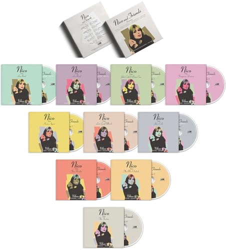 Ten CD box set of Nico’s “Nico and Friends” with colorful covers.