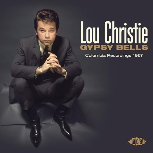 Lou Christie album cover, portrait of a man in a suit, 1967.