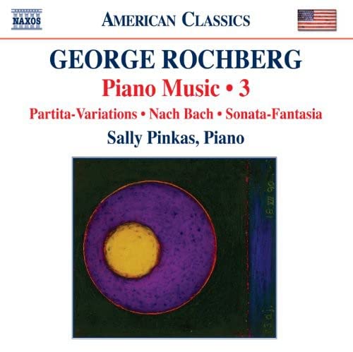 CD cover for George Rochberg’s Piano Music Vol. 3, performed by Sally Pinkas.