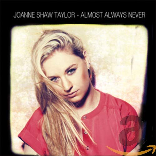 CD cover featuring a portrait of Joanne Shaw Taylor, blonde hair, red shirt.
