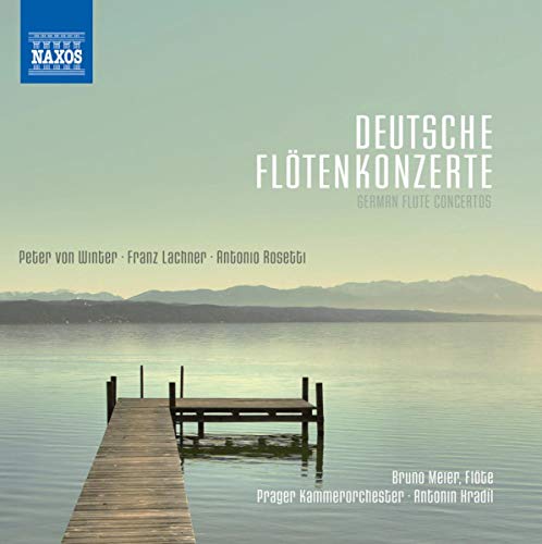 CD cover showing a wooden pier on a calm lake with distant mountains.