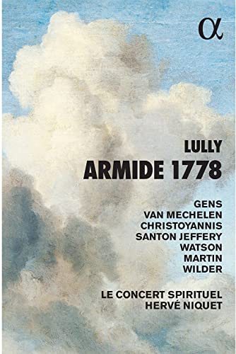 CD cover for Lully’s "Armide 1778" with cloudy sky background.