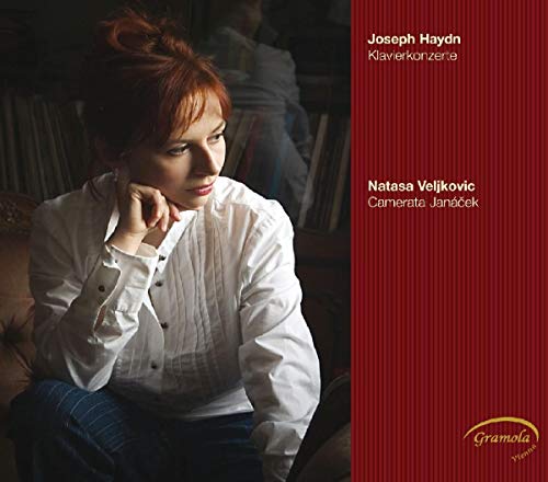CD cover featuring pianist Natasa Veljkovic in a white shirt.