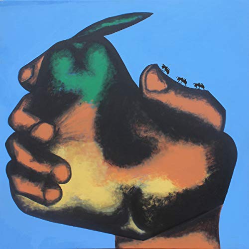CD cover: large hand with a thumbs-up, and tiny ants crawling.