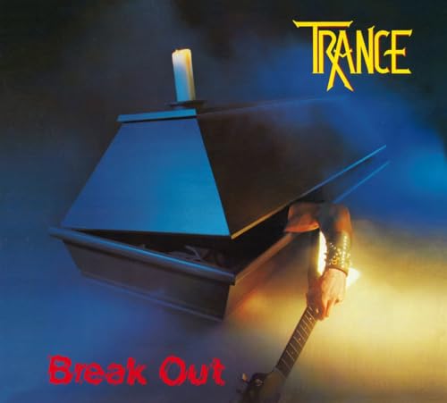 CD cover: dark image of a hand emerging from a broken television.