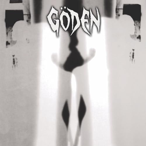Black and white CD cover with a silhouetted figure and band name.