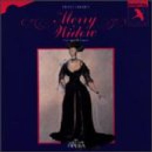 CD cover for "The Merry Widow" featuring a woman in a black gown.