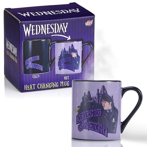 Wednesday Nevermore Academy Heat Changing Mug