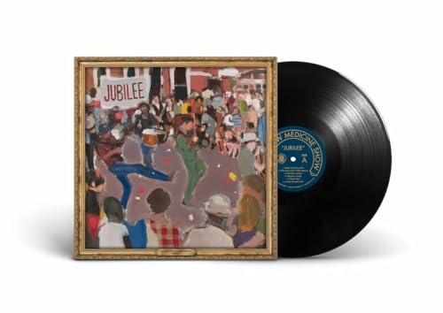 Old Crow Medicine Show “Jubilee” vinyl record with painted cover art.