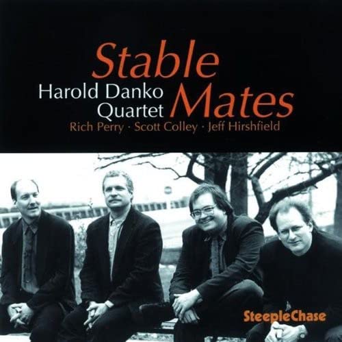 CD cover for Harold Danko’s “Stable Mates” featuring quartet portrait.
