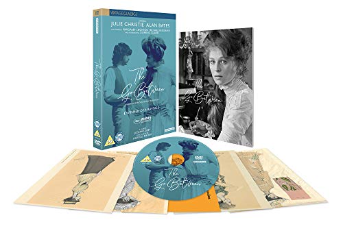 DVD cover for “The Go Between” featuring Julie Christie and Alan Bates.
