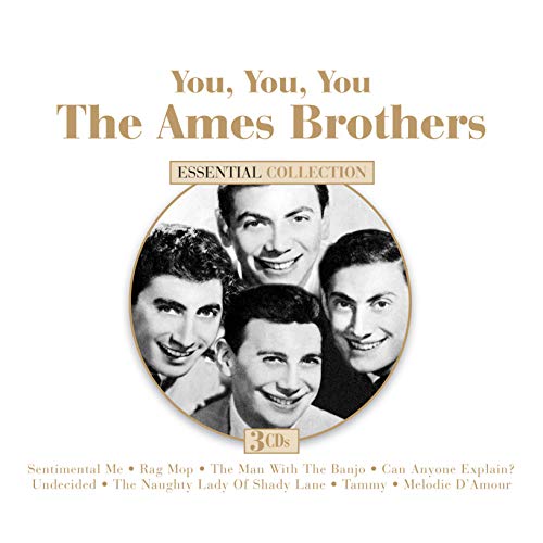 CD cover for The Ames Brothers’ “You, You, You” featuring a group portrait.
