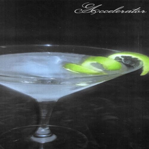 Vinyl record cover with a dark, moody image of a cocktail glass.