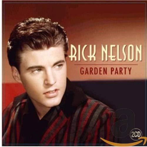 Rick Nelson album cover, “Garden Party,” featuring a portrait of the artist.