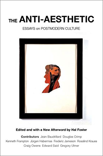 Book cover: "ANTI-AESTHETIC" with framed portrait of two faces in profile.