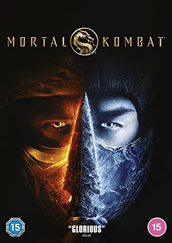 Mortal Kombat" DVD cover featuring Sub-Zero and Scorpion’s masked faces.