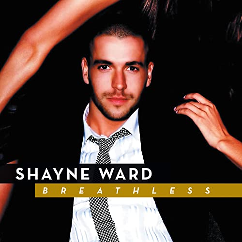 Shayne Ward album cover, "Breathless", featuring a portrait and arms.