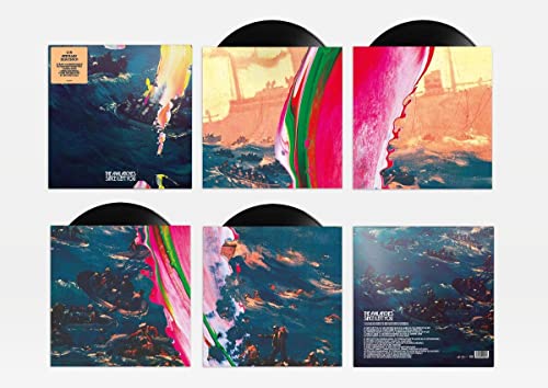 The Avalanches’ “Since I Left You” 20th Anniversary Deluxe Edition vinyl records.