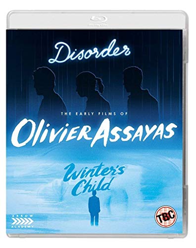 Blu-ray case for “The Early Films Of Olivier Assayas” with silhouetted figures.