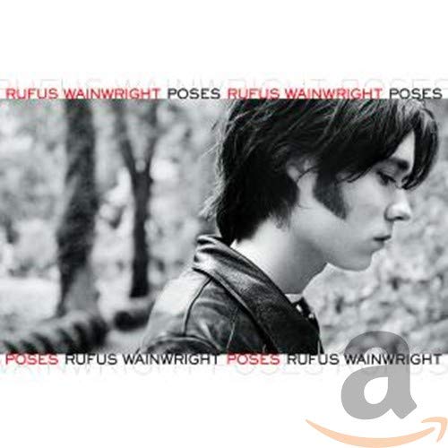 Rufus Wainwright “Poses” CD cover with a portrait of the artist.