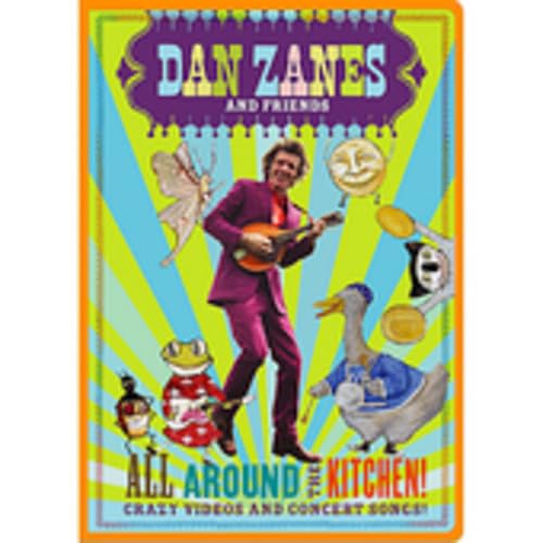 DVD cover featuring Dan Zanes in a purple suit playing a guitar.