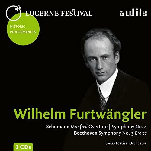 CD cover featuring a black and white portrait of Wilhelm Furtwängler.