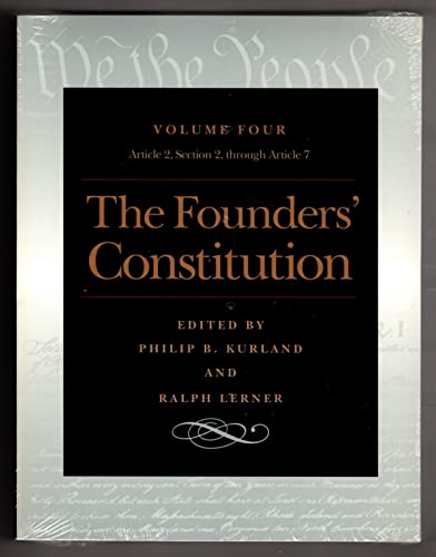 Founders' Constitution, Volume 4
