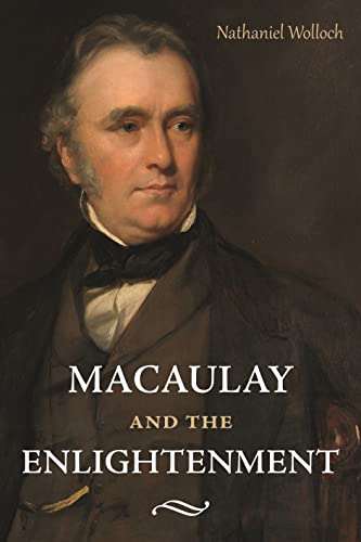 Portrait of a man in 19th-century attire on the cover of Macaulay and the Enlightenment.