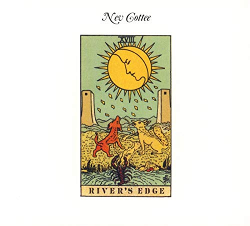 CD cover: Tarot card illustration with sun, dogs, and river landscape.