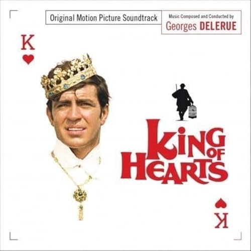 CD cover for "King of Hearts" soundtrack featuring a man with a crown.