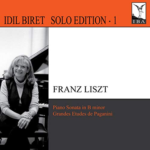 CD cover featuring pianist Idil Biret and text “Franz Liszt.”