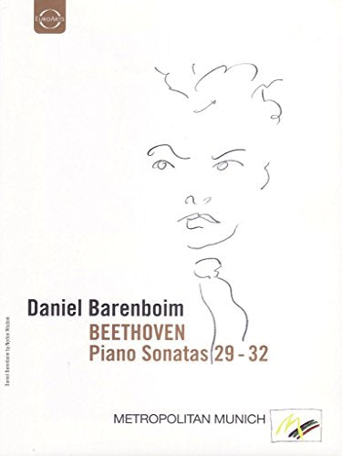 DVD cover featuring a line-drawing portrait of Beethoven and text details.