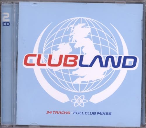 CD case with a light blue cover featuring a globe and "Clubland" text.