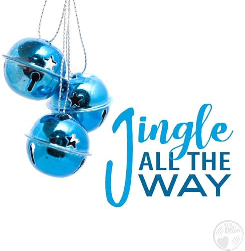 CD cover with blue jingle bells and white cursive text.