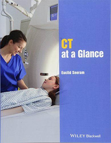 Book cover: "CT at a Glance" showing a patient undergoing a CT scan.