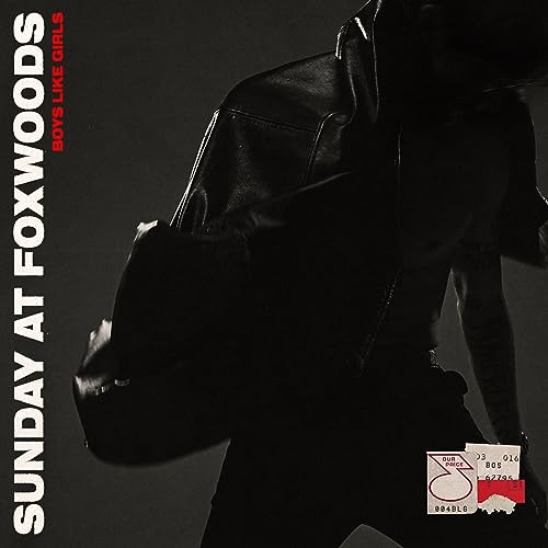 Album cover for "Sunday at Foxwoods" by Boys Like Girls, featuring a person in a jacket.