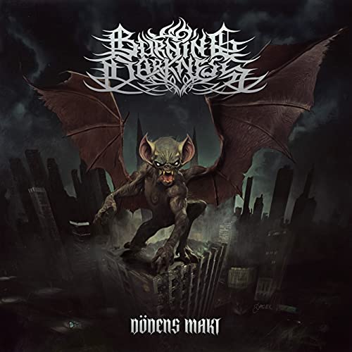 CD cover: demonic gargoyle with wings over a ruined cityscape.