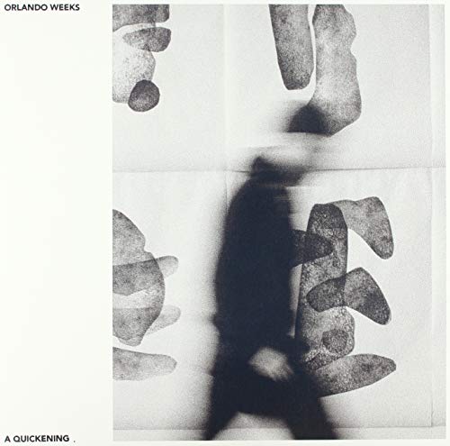 Album cover for Orlando Weeks’ “A Quickening” featuring abstract shadow shapes.