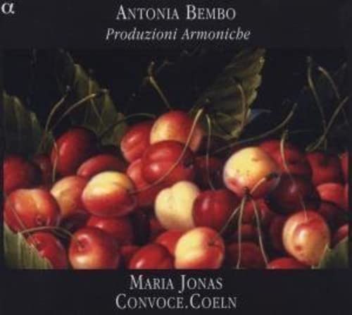 CD cover with a still life painting of plums and green leaves.