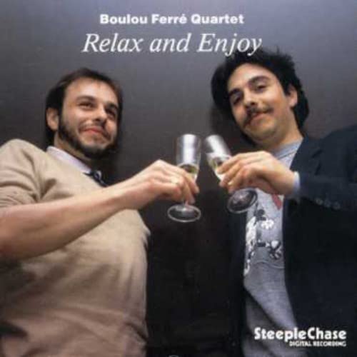 CD cover: two men with wine glasses against a dark background.