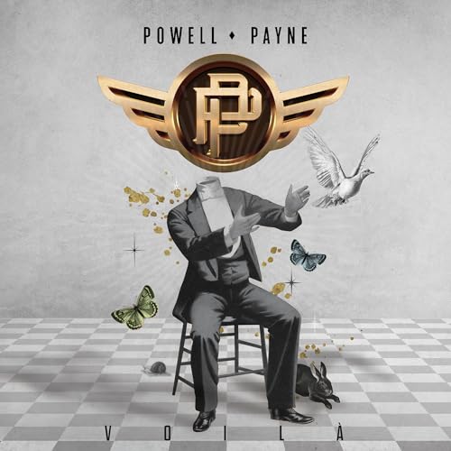 CD cover: magician in suit, birds, butterflies, and floating objects.