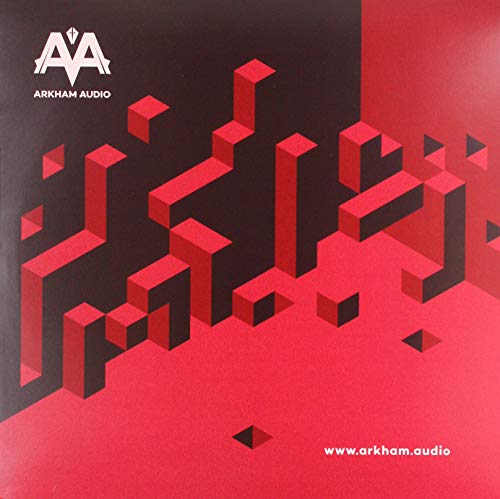 Red vinyl record cover with abstract geometric design and label logo.