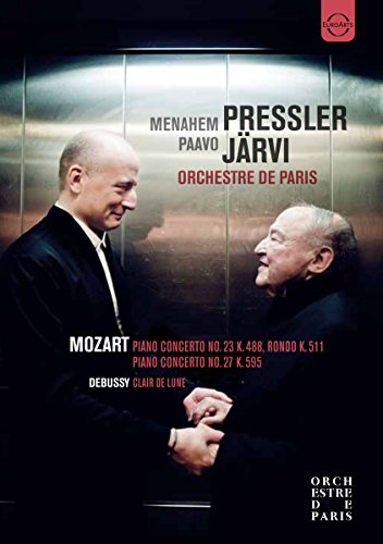 DVD cover featuring portraits of Menahem Pressler and Paavo Järvi.