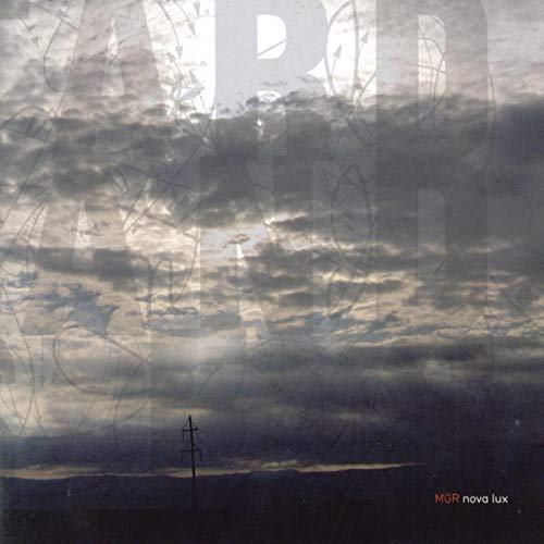 CD cover for “Mgr - Nova Lux” with cloudy sky and power lines.
